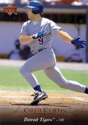 #424 Chad Curtis - Detroit Tigers - 1995 Upper Deck Baseball