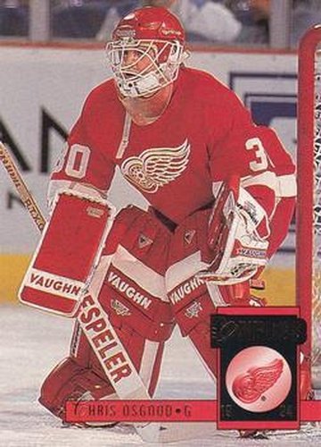 #424 Chris Osgood - Detroit Red Wings - 1993-94 Donruss Hockey