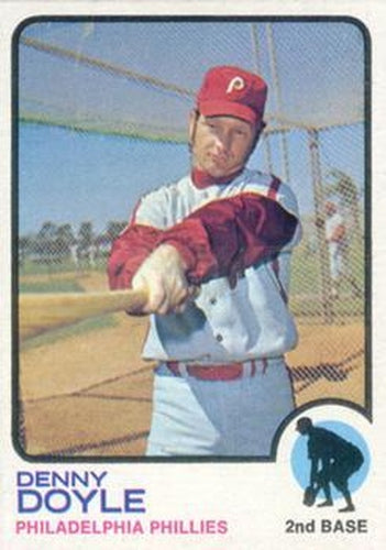 #424 Denny Doyle - Philadelphia Phillies - 1973 Topps Baseball