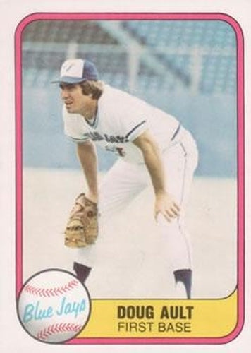 #424 Doug Ault - Toronto Blue Jays - 1981 Fleer Baseball