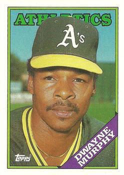 #424 Dwayne Murphy - Oakland Athletics - 1988 Topps Baseball
