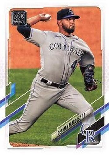 #424 German Marquez - Colorado Rockies - 2021 Topps Baseball