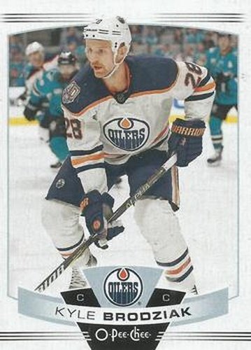 #424 Kyle Brodziak - Edmonton Oilers - 2019-20 O-Pee-Chee Hockey