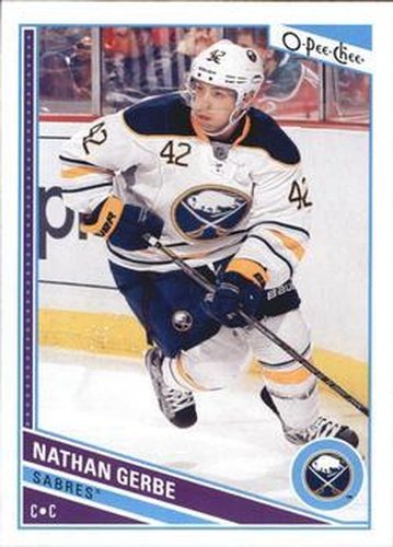 #424 Nathan Gerbe - Buffalo Sabres - 2013-14 O-Pee-Chee Hockey