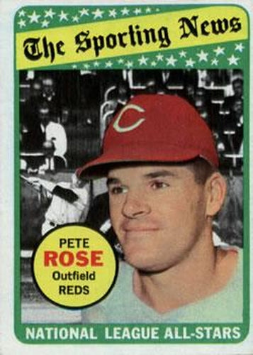 #424 Pete Rose - Cincinnati Reds - 1969 Topps Baseball