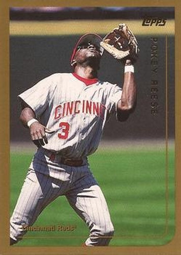 #424 Pokey Reese - Cincinnati Reds - 1999 Topps Baseball