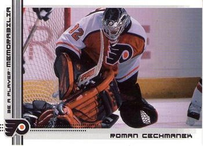 #424 Roman Cechmanek - Philadelphia Flyers - 2000-01 Be a Player Memorabilia Hockey