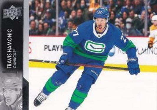 #424 Travis Hamonic - Vancouver Canucks - 2021-22 Upper Deck Hockey