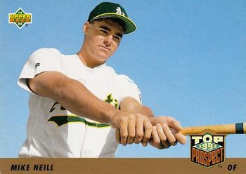 #424 Mike Neill - Oakland Athletics - 1993 Upper Deck Baseball