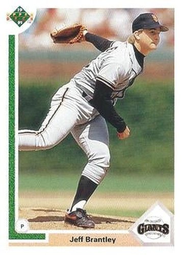 #424 Jeff Brantley - San Francisco Giants - 1991 Upper Deck Baseball