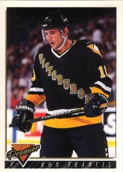 #424 Ron Francis - Pittsburgh Penguins - 1993-94 O-Pee-Chee Premier Hockey
