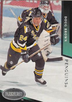 #424 Doug Brown - Pittsburgh Penguins - 1993-94 Parkhurst Hockey