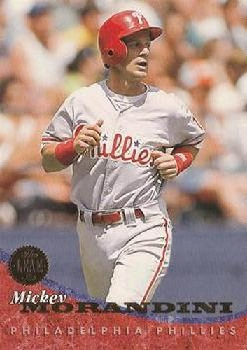 #424 Mickey Morandini - Philadelphia Phillies - 1994 Leaf Baseball