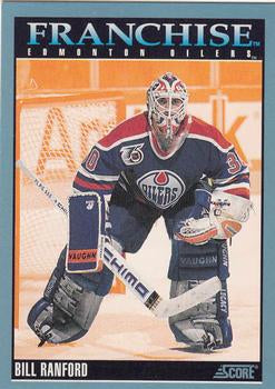 #424 Bill Ranford - Edmonton Oilers - 1992-93 Score Canadian Hockey