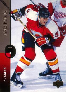 #424 James Patrick - Calgary Flames - 1994-95 Upper Deck Hockey