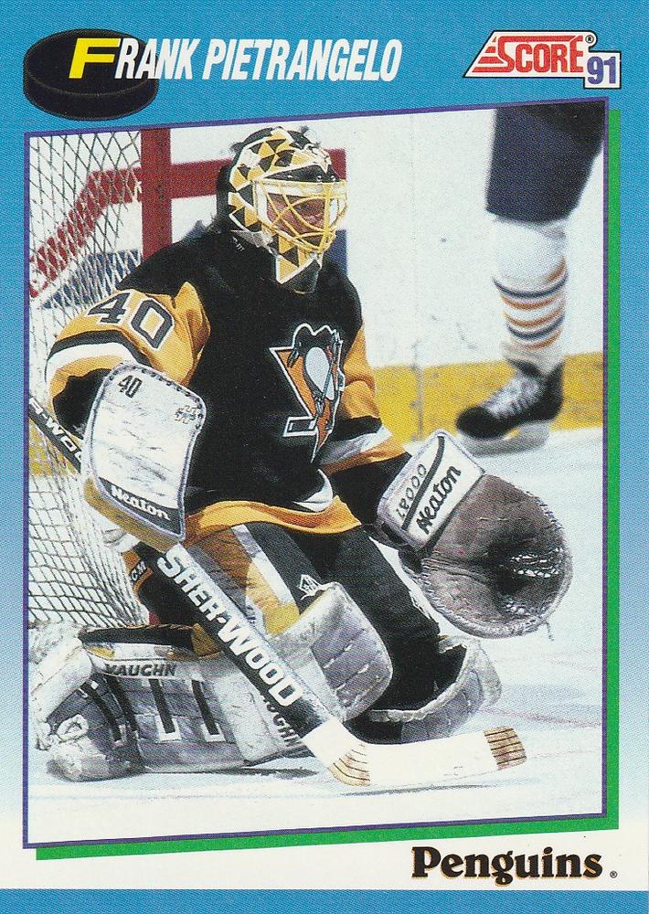 #425 Frank Pietrangelo - Pittsburgh Penguins - 1991-92 Score Canadian Hockey