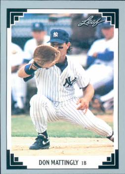 #425 Don Mattingly - New York Yankees - 1991 Leaf Baseball