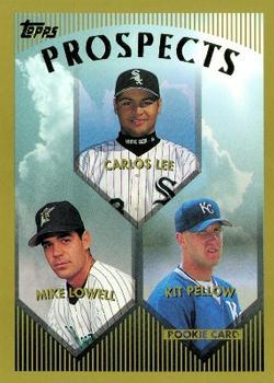 #425 Carlos Lee / Mike Lowell / Kit Pellow - Chicago White Sox / Florida Marlins / Kansas City Royals - 1999 Topps Baseball