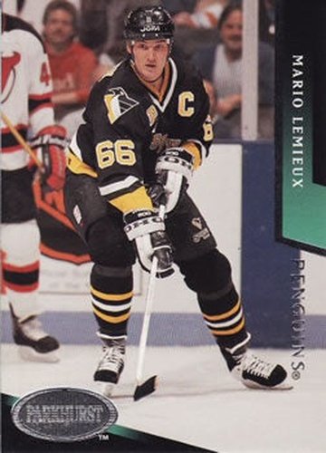 #425 Mario Lemieux - Pittsburgh Penguins - 1993-94 Parkhurst Hockey