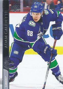 #425 Adam Gaudette - Vancouver Canucks - 2020-21 Upper Deck Hockey