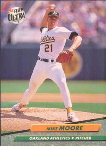 #425 Mike Moore - Oakland Athletics - 1992 Ultra Baseball