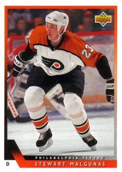 #425 Stewart Malgunas - Philadelphia Flyers - 1993-94 Upper Deck Hockey