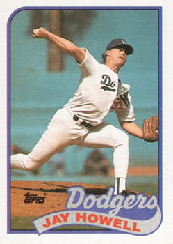 #425 Jay Howell - Los Angeles Dodgers - 1989 Topps Baseball