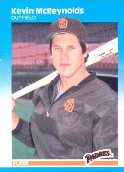 #425 Kevin McReynolds - San Diego Padres - 1987 Fleer Baseball