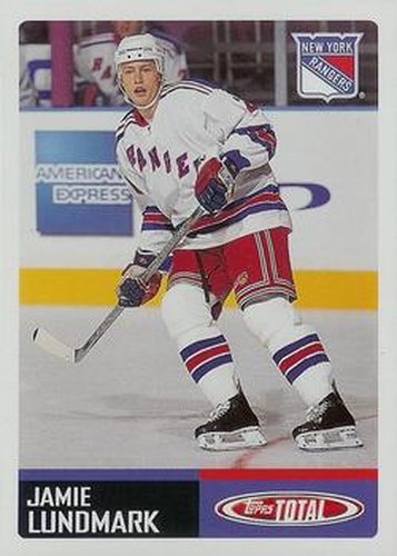 #425 Jamie Lundmark - New York Rangers - 2002-03 Topps Total Hockey
