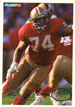 #425 Steve Wallace - San Francisco 49ers - 1994 Fleer Football