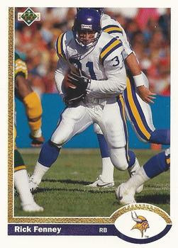 #425 Rick Fenney - Minnesota Vikings - 1991 Upper Deck Football