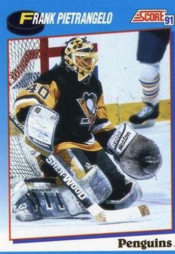 #425 Frank Pietrangelo - Pittsburgh Penguins - 1991-92 Score Canadian Bilingual Hockey