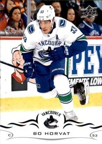 #425 Bo Horvat - Vancouver Canucks - 2018-19 Upper Deck Hockey