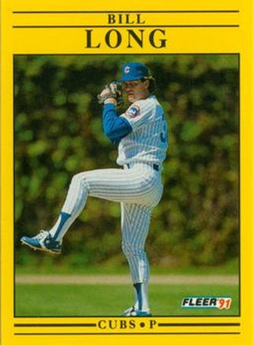 #425 Bill Long - Chicago Cubs - 1991 Fleer Baseball