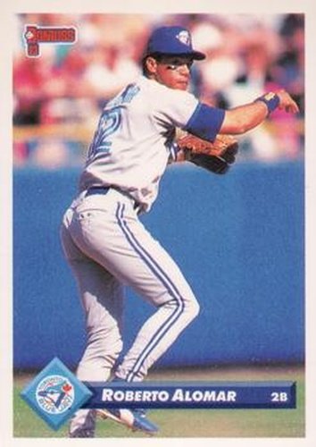 #425 Roberto Alomar - Toronto Blue Jays - 1993 Donruss Baseball