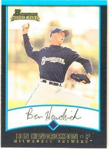 #425 Ben Hendrickson - Milwaukee Brewers - 2001 Bowman Baseball
