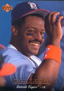 #425 Cecil Fielder - Detroit Tigers - 1995 Upper Deck Baseball