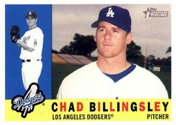 #425 Chad Billingsley - Los Angeles Dodgers - 2009 Topps Heritage Baseball