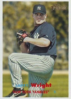 #425 Jaret Wright - New York Yankees - 2006 Topps Heritage Baseball