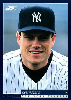 #425 Kevin Maas - New York Yankees -1994 Score Baseball