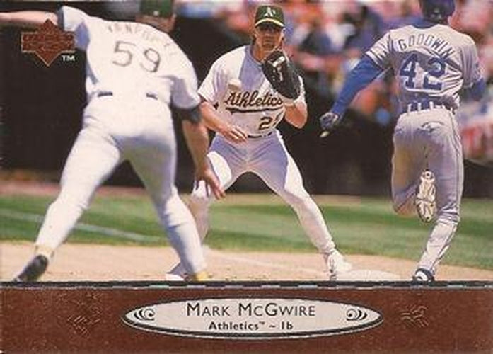 #425 Mark McGwire - Oakland Athletics - 1996 Upper Deck Baseball