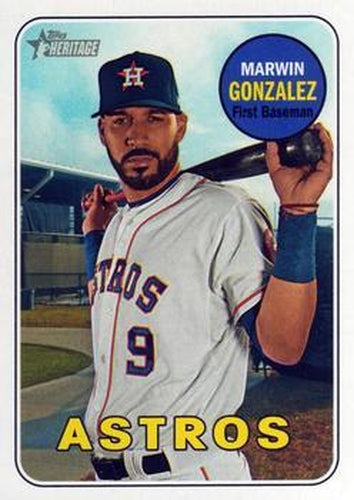 #425 Marwin Gonzalez - Houston Astros - 2018 Topps Heritage Baseball
