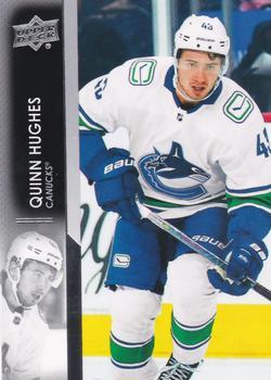 #425 Quinn Hughes - Vancouver Canucks - 2021-22 Upper Deck Hockey