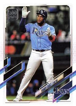 #425 Yandy Diaz - Tampa Bay Rays - 2021 Topps Baseball