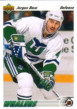 #425 Jergus Baca - Hartford Whalers - 1991-92 Upper Deck Hockey