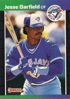 #425 Jesse Barfield - Toronto Blue Jays - 1989 Donruss Baseball