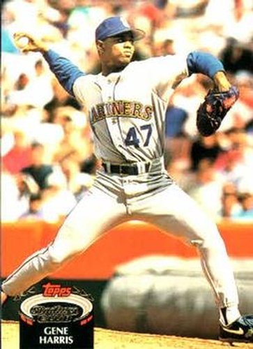 #425 Gene Harris - Seattle Mariners - 1992 Stadium Club Baseball