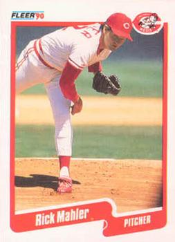 #425 Rick Mahler - Cincinnati Reds - 1990 Fleer USA Baseball