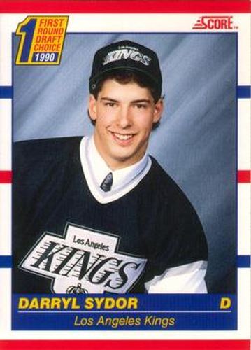 #425 Darryl Sydor - Los Angeles Kings - 1990-91 Score Canadian Hockey