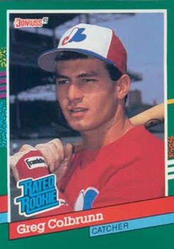 #425 Greg Colbrunn - Montreal Expos - 1991 Donruss Baseball